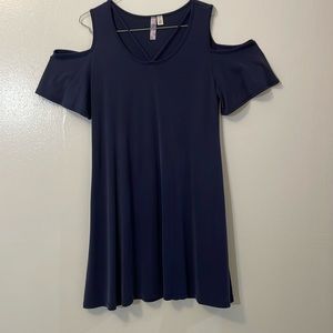 Alya navy blue medium off the shoulder dress